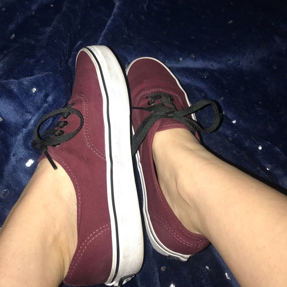 Vans Shoes - Maroon Vans Women’s 8